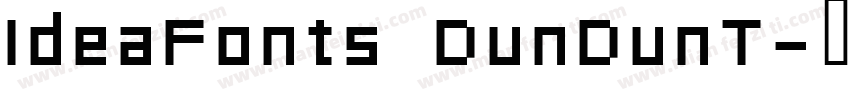 IdeaFonts DunDunT字体转换